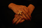 The Hansa Polki Bird Statement Ring