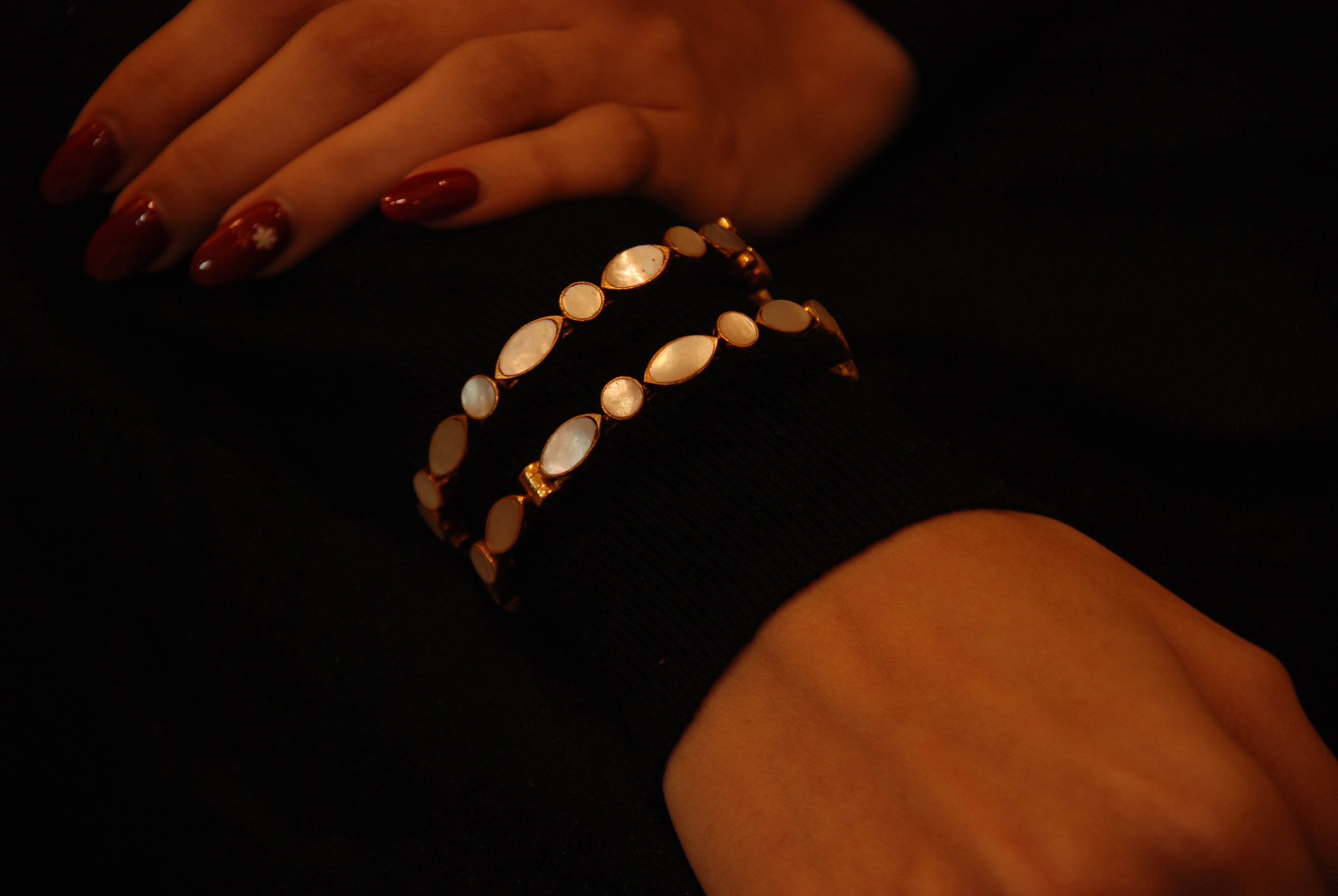 The Noor-e-Shab Marquise Bangle