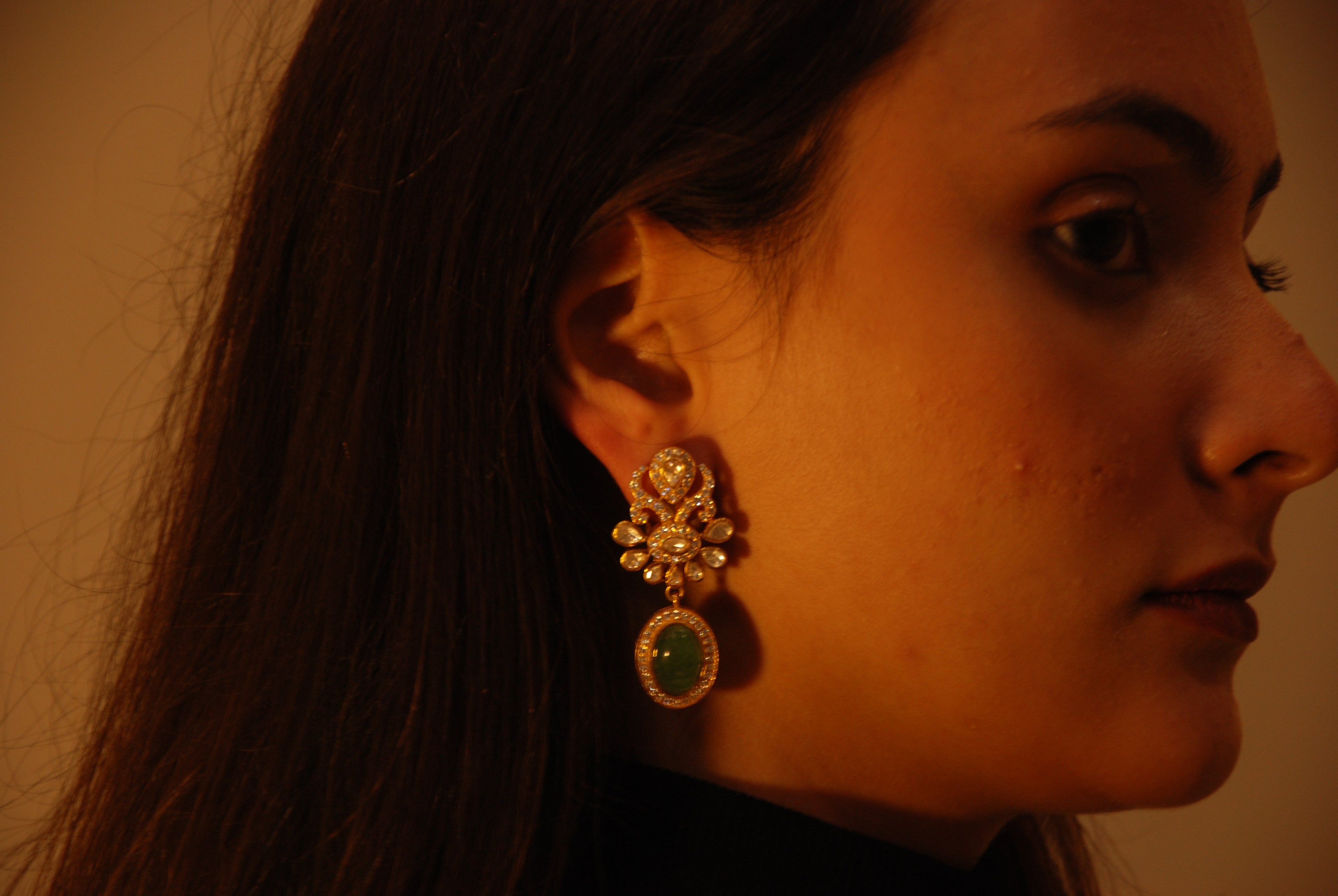 The Zamurrud Bagh Drop Earrings