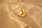 The Surya-Vilash Mother-of-Pearl Ring