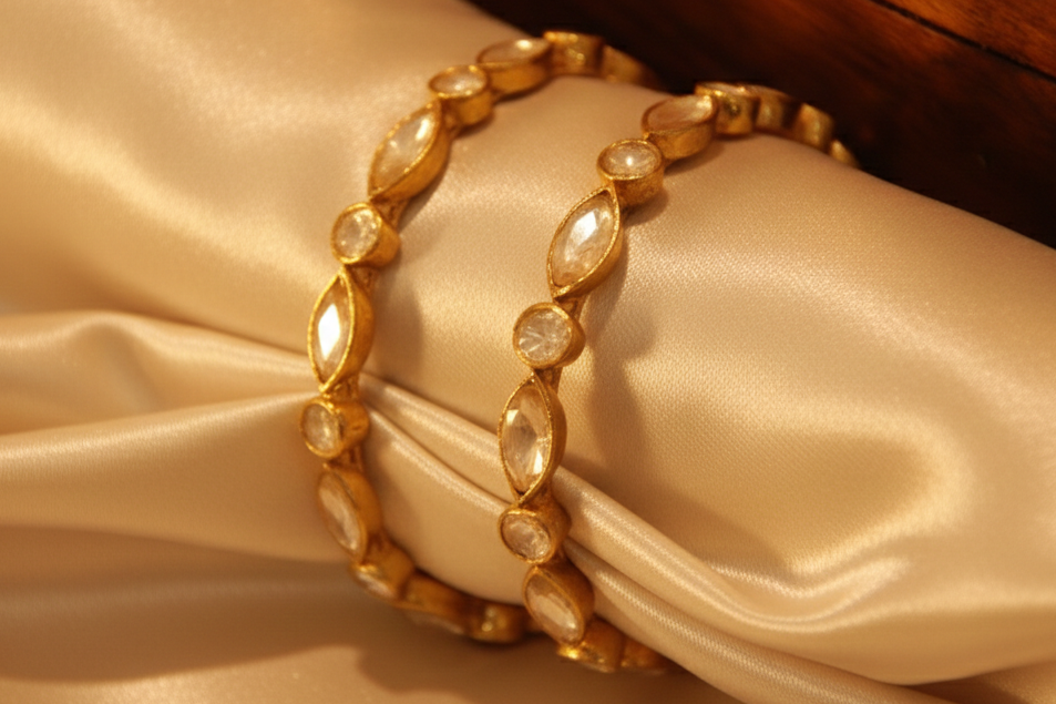 The Noor-e-Kangan Marquise Bangle