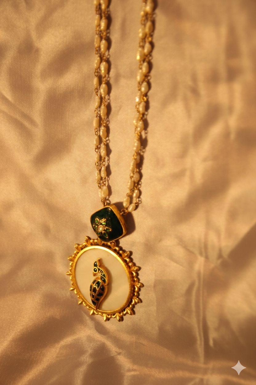 The Mor-Pankh Shell Medallion