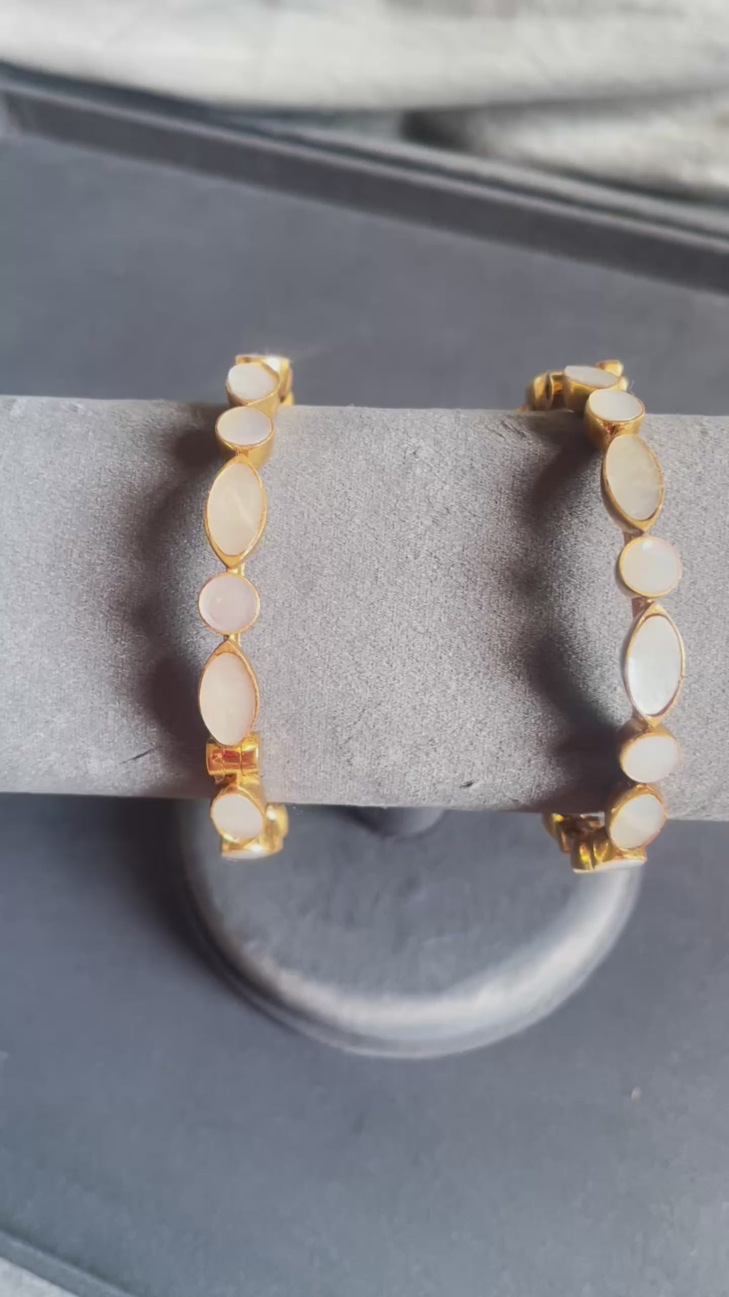 The Noor-e-Shab Marquise Bangle