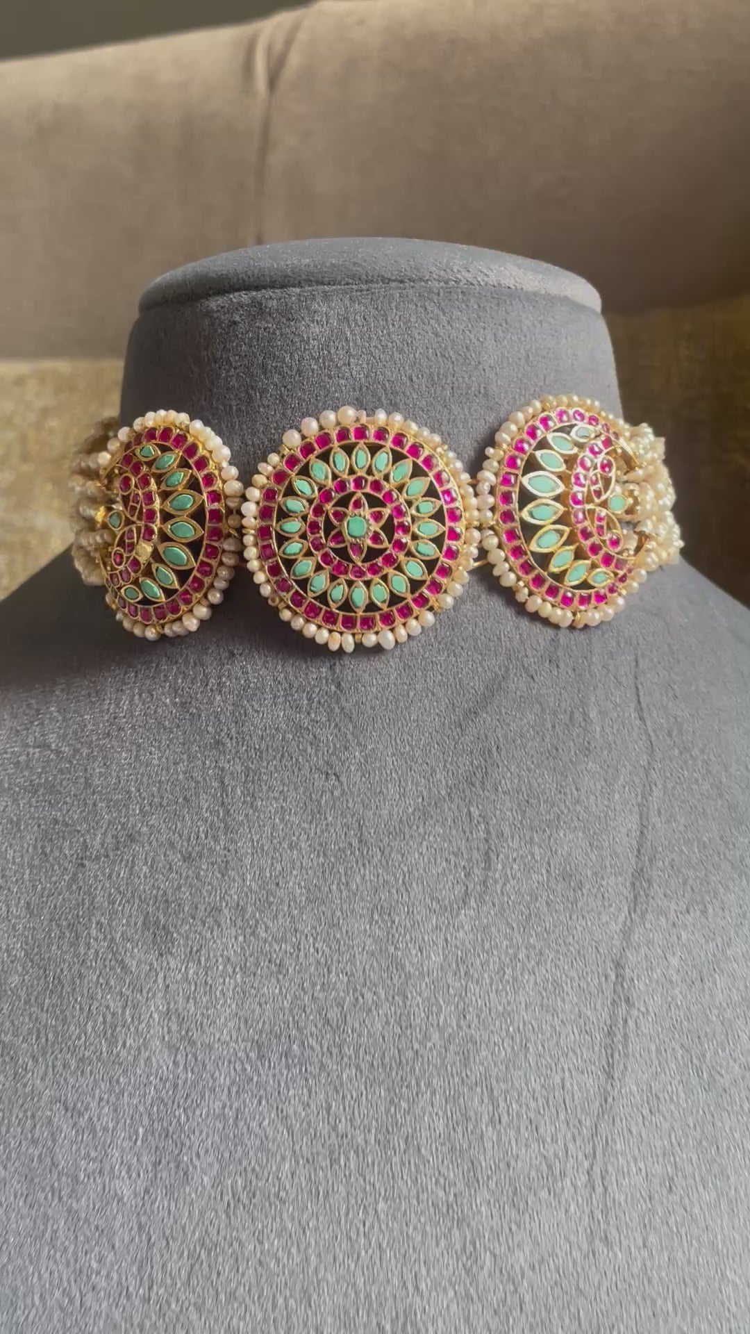 The Gulistan Turquoise Choker Set