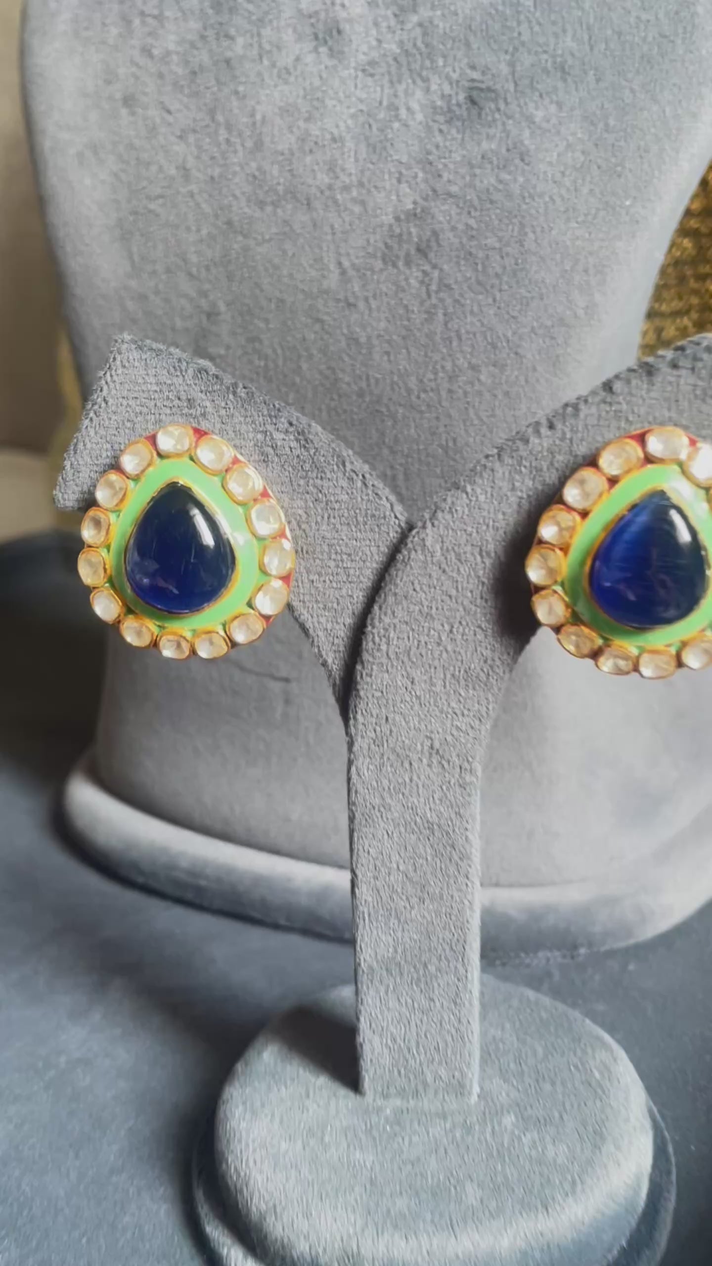 Gulzar Meenakari Studs