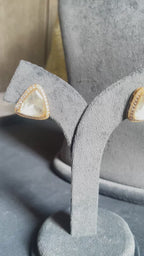 The Tri-Noor Polki Studs